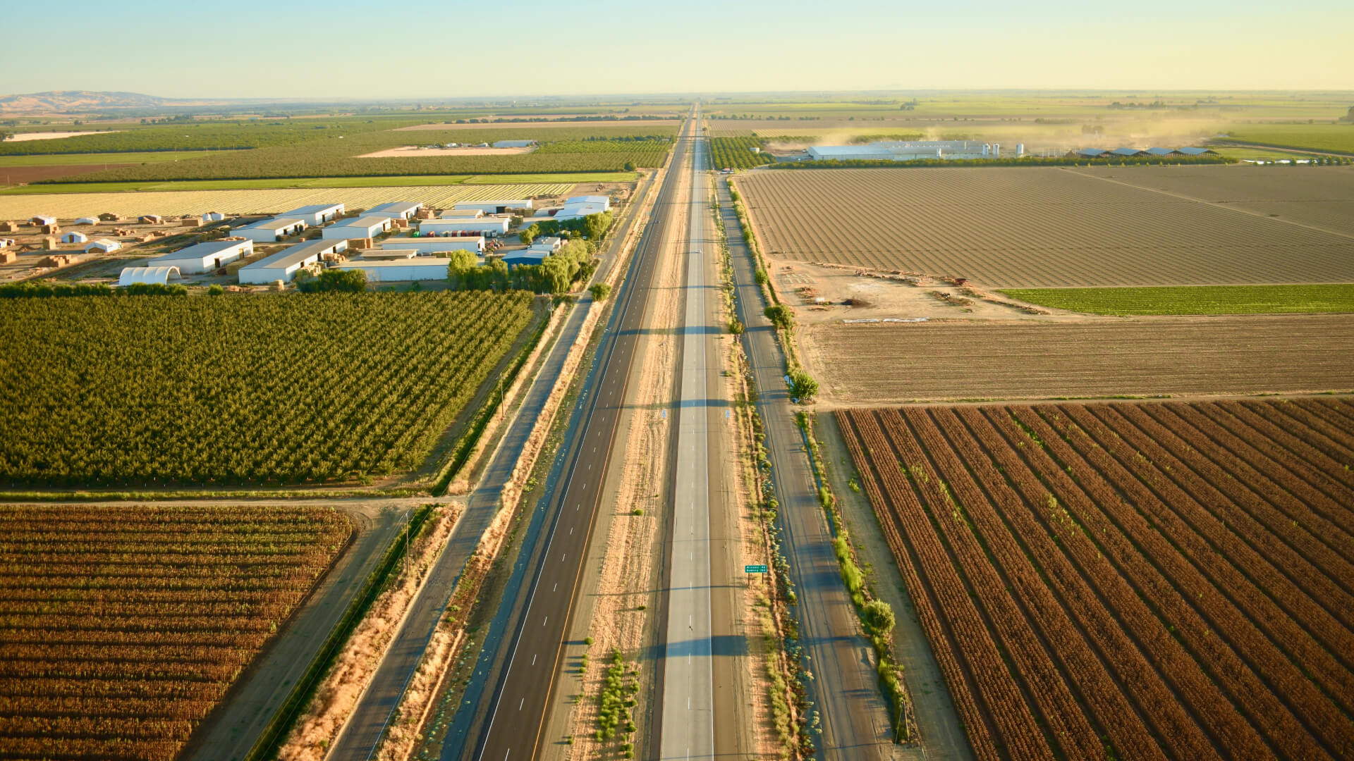 Photo of California farmlands